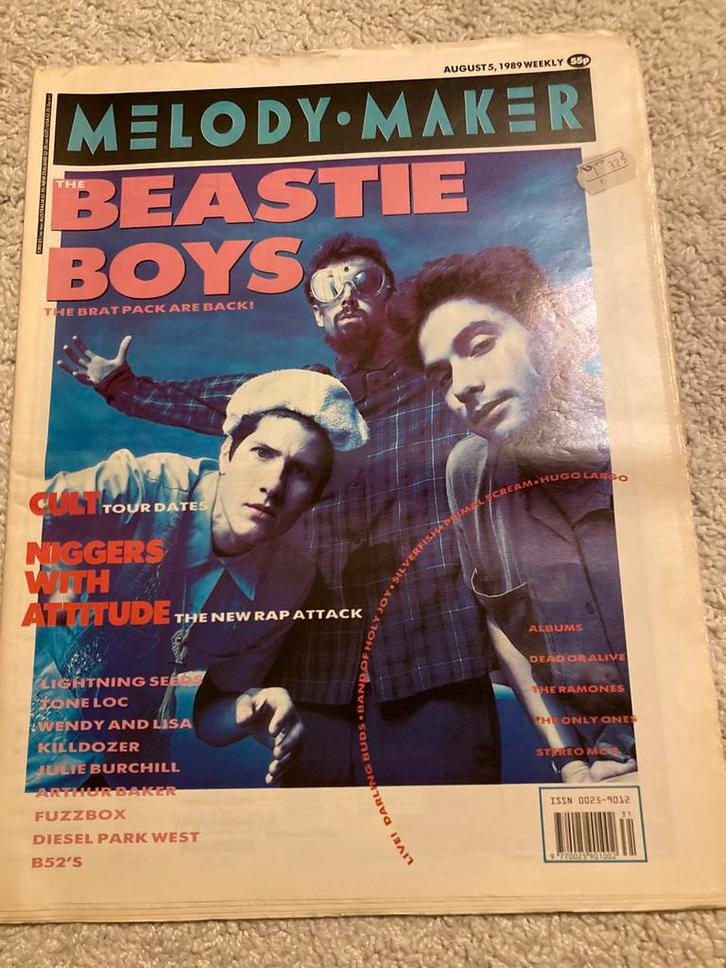MELODY MAKER 1989 BEASTIE BOYS Wendy & Lisa TONE LOC Fuzzbox, Boeken, Tijdschriften en Kranten, Muziek, Film of Tv, Ophalen of Verzenden