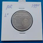 Aruba 1 Florin - 1990 UNC, Postzegels en Munten, Verzenden, Koningin Beatrix, Overige waardes, Losse munt