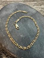 Prachtige 14k gouden valkenoog armband massief, Sieraden, Tassen en Uiterlijk, Armbanden, Ophalen of Verzenden, Nieuw, Goud