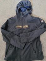 Napapijri jas blauw maat 162, Gebruikt, Jongen of Meisje, Ophalen of Verzenden, Napapijri