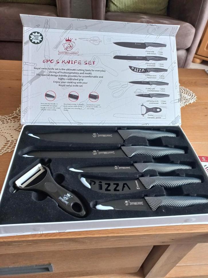 6-delige Messenset - Royal Swiss, Huis en Inrichting, Keuken | Bestek, Ophalen of Verzenden