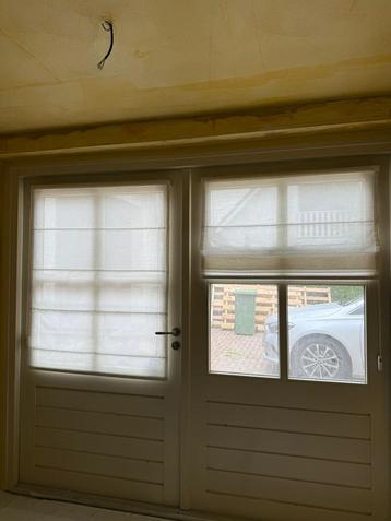 Diversen maten vouwgordijnen incl ophangsysteem beschikbaar voor biedingen