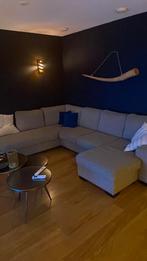 Grijze hoekbank 3200 x 2100 mm, Huis en Inrichting, Banken | Bankstellen, Ophalen, Gebruikt, Hoekbank, 300 cm of meer