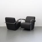 2x Leolux Scylla Antraciet Grijze Stof, Huis en Inrichting, Fauteuils, Niet ingevuld, Ophalen of Verzenden, Zo goed als nieuw