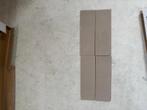 Tegeltjes taupe 35 stuks, Doe-het-zelf en Verbouw, Tegels, Ophalen, Minder dan 20 cm, Zo goed als nieuw, Minder dan 5 m²