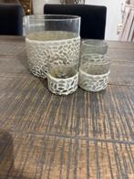 4 Riviera Maison waxinelicht houders, Ophalen, Zo goed als nieuw, Overige materialen, Minder dan 25 cm
