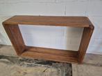 Sidetable teak, 100 tot 150 cm, Nieuw, Ophalen of Verzenden, 25 tot 50 cm