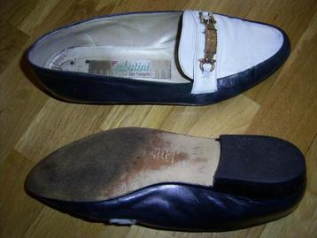 SABATINI loafers 39,5 blauw met wit beschikbaar voor biedingen