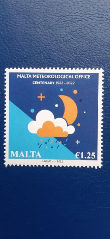 Postzegels Malta Meteorological Office Centenary 1922 - 2022 beschikbaar voor biedingen