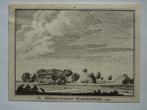 Gravure gezicht op Mariekerke in Zeeland, 1745, Spilman, Antiek en Kunst, Verzenden