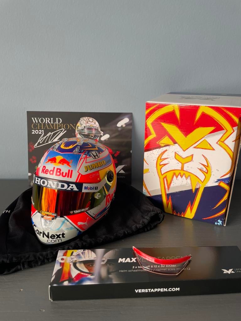 Max Verstappen helm 1:2 Zandvoort 2021, Verzamelen, Automerken, Motoren en Formule 1, Ophalen of Verzenden, Nieuw, Formule 1