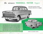 Leaflet/sheet VAUXHALL Victor Super, ca. 1960 (NL)., Gelezen, Ophalen of Verzenden, Overige merken, General Motors, Rotterdam