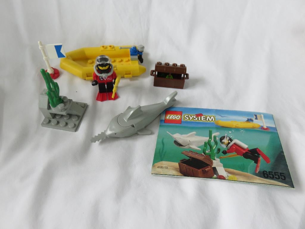 Lego classic town, set 6555 Sea Hunter, Kinderen en Baby's, Speelgoed | Duplo en Lego, Gebruikt, Lego, Complete set, Ophalen of Verzenden