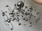 rvs hanglamp kleine bollen, zelf in model te brengen, Ophalen, Gebruikt, Metaal, Minder dan 50 cm