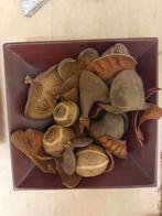 Houten bakken met herfstdecoratie, Ophalen, Zo goed als nieuw