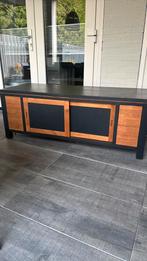 Stijlvol Tv Meubel met Schuifdeuren, Huis en Inrichting, Ophalen, Gebruikt, 150 tot 200 cm, Eikenhout