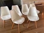 6x Eetkamerstoel, Huis en Inrichting, Stoelen, Gebruikt, Wit, Modern, Vijf, Zes of meer stoelen