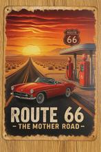 Wandbord Route 66, Ophalen of Verzenden, Nieuw, Reclamebord