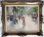 === Pal Fried 1893-1976===on the boulevard===, Antiek en Kunst, Kunst | Schilderijen | Klassiek, Ophalen