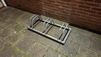 Rvs fietsenrek, 3 fietsen L87,5cmx B40cm. Niet voor Fatbiks., Fietsen en Brommers, Ophalen of Verzenden, Zo goed als nieuw