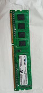 Crucial 2GB DDR3 1333 MHz CL9, Computers en Software, RAM geheugen, Gebruikt, Verzenden, DDR3, Desktop