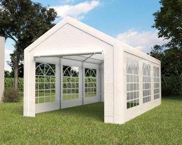 Partytent huren | wit 3x6m | Inclusief opbouw & afbouw beschikbaar voor biedingen