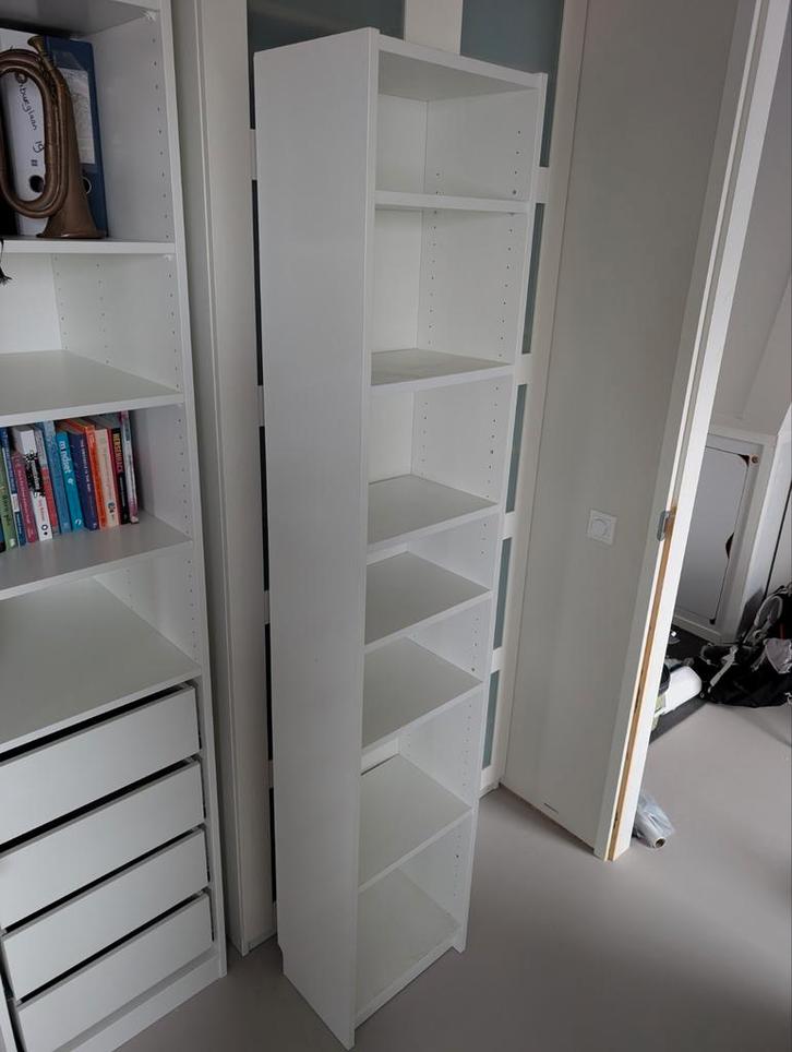 Ikea Billy Kast, Huis en Inrichting, Kasten | Boekenkasten, Gebruikt, Minder dan 50 cm, 200 cm of meer, 25 tot 50 cm, Met plank(en)