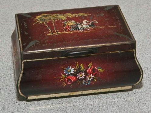 Mooi (koek / snoep/ thee) )trommeltje jaren 50 of eerder, Antiek en Kunst, Curiosa en Brocante, Ophalen of Verzenden
