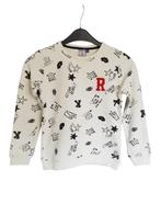 Mooie witte RETOUR JEANS meisjes sweater mt 11/12-146/152., Kinderen en Baby's, Kinderkleding | Maat 146, Trui of Vest, Zo goed als nieuw