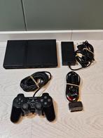Sony PlayStation 2, Zwart, Ophalen of Verzenden, Zo goed als nieuw, Met 1 controller