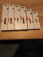 Nieuw en nooit gebruikt Boretti 6 delig messenset met blok, Ophalen of Verzenden, Nieuw, Rvs of Chroom