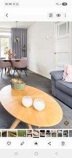 Ovale salontafel, Huis en Inrichting, Tafels | Salontafels, Ophalen, 100 tot 150 cm, 50 tot 100 cm, Zo goed als nieuw
