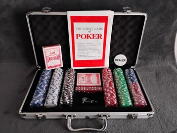 Pokerset - pokerspel in koffer - nieuw - geseald beschikbaar voor biedingen