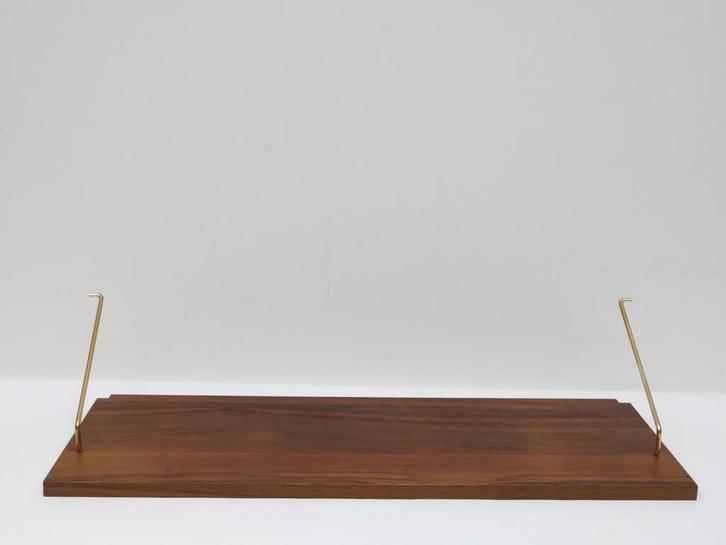 Poul Cadovius | wandplank met ophanghaken, Huis en Inrichting, Kasten | Wandmeubels, Zo goed als nieuw, Minder dan 100 cm, Minder dan 150 cm