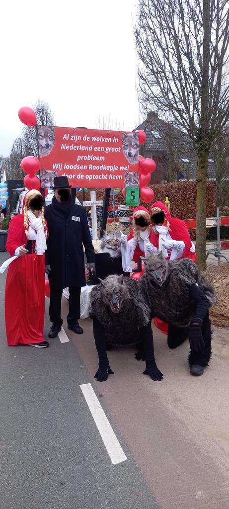 Loop groep 6 personen, Ophalen, Zo goed als nieuw, Carnaval, Kleding