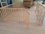 Grenen houten grondbox, veiligheidshek, 8 delig 1,9x1,9m, Kinderen en Baby's, Boxen, Ophalen, Zo goed als nieuw
