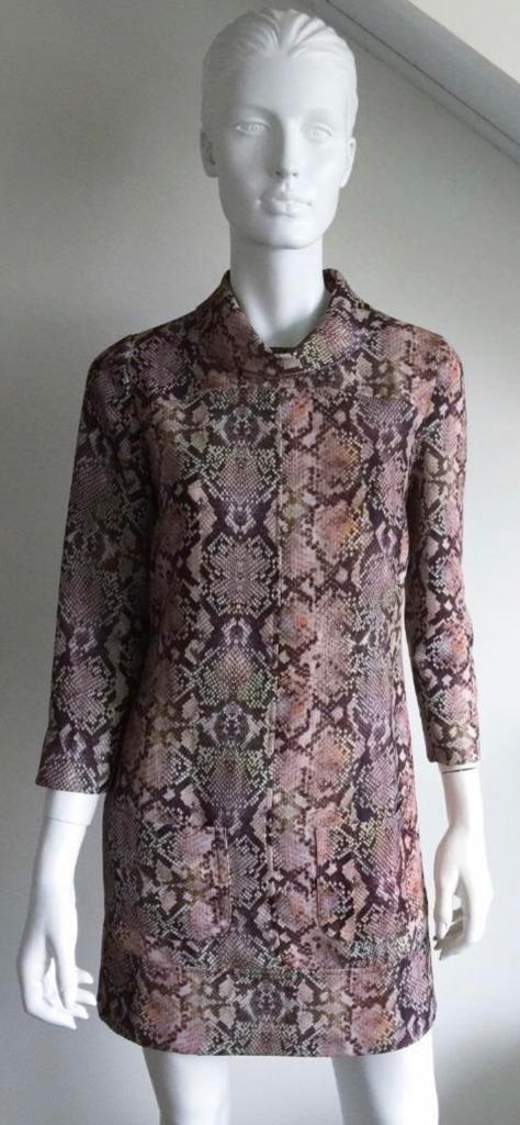 Caroline Biss Leuk jurkje in oa bordeauxrood roze mt 36 / 38, Kleding | Dames, Jurken, Zo goed als nieuw, Maat 36 (S), Boven de knie