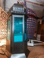 Sfeervolle windlichten voor binnen, Ophalen, Nieuw, Metaal, Blauw