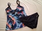 Tankini, 2 delig, maat 44 - C cup. Bandjes los te maken., Kleding | Dames, Badmode en Zwemkleding, Overige typen, Blauw, Ophalen of Verzenden