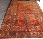 Perzisch vloerkleed, Gebruikt, 200 cm of meer, Ophalen of Verzenden, Vintage retro hip perzisch smyrna, wol vloerkleed carpet