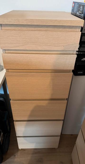 2x IKEA Malm Ladekast - 6 Lades - afbeelding 1