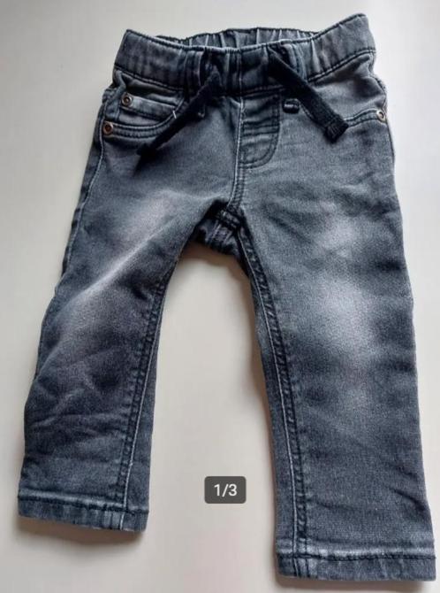 Hema Skinny Jeans Jogdenim Spijkerbroekje Broek Zwart mt 62, Kinderen en Baby's, Babykleding | Maat 62, Zo goed als nieuw, Jongetje of Meisje