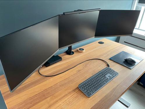 Samsung - 3 Monitor Setup, Computers en Software, Monitoren, 60 Hz of minder, VGA, Full HD, Ophalen