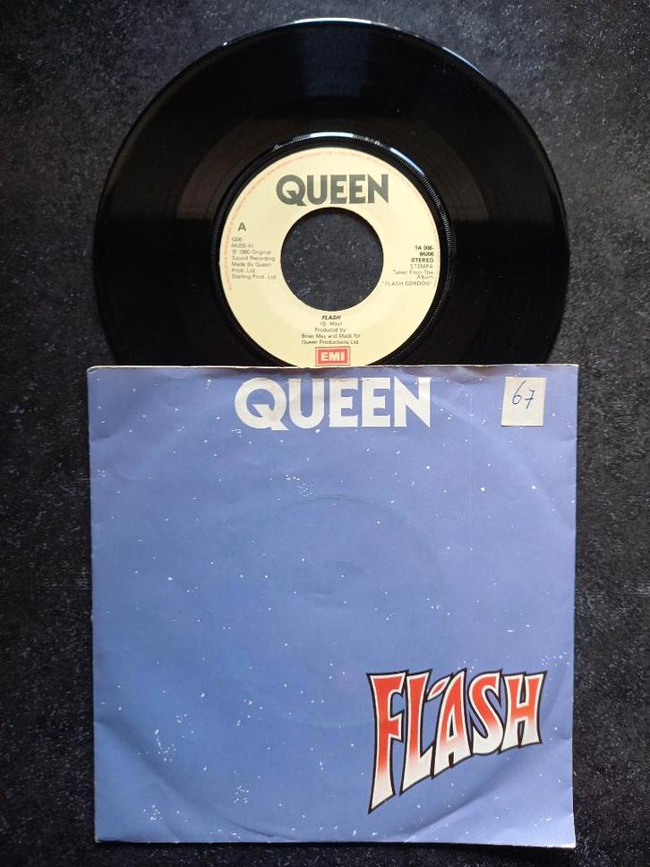 Queen - Flash 1980, Cd's en Dvd's, Vinyl Singles, Gebruikt, Single, Pop, 7 inch, Ophalen of Verzenden