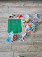 Lego Duplo Set met Plaat en Poppetjes, Ophalen of Verzenden, Gebruikt, Losse stenen, Duplo