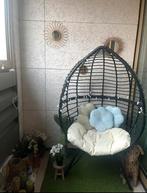 Egg Chair Zwart, Huis en Inrichting, Ophalen, Gebruikt, Zwart, Metaal