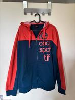 Le Coq Sportif jasje rood blauw maat L, Maat 52/54 (L), Blauw, Le Coq Sportif, Ophalen of Verzenden