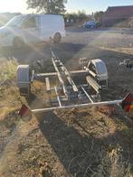 Gegalvaniseerde trailer voor boot van 4,50 meter kantelsyste, Watersport en Boten, Boottrailers, Ophalen, Minder dan 1500 kg, Gebruikt