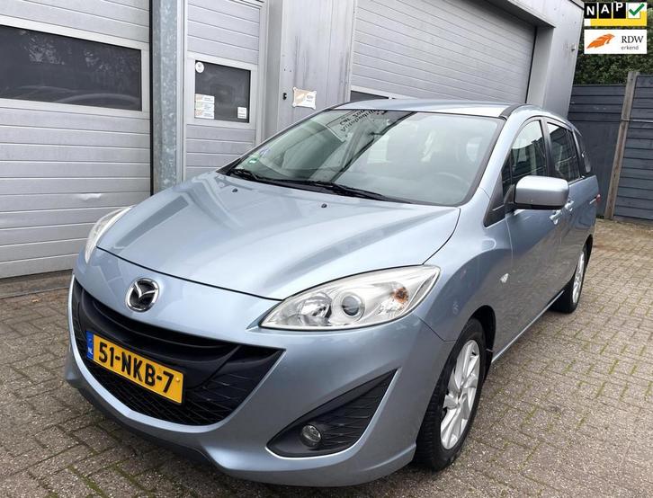 Mazda 5 2.0 Business. 7Persoons-Airco-Velgen-Trekhaak-APK, Auto's, Mazda, Bedrijf, Te koop, ABS, Airbags, Airconditioning, Boordcomputer