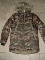 Next 82 stoere winterjas jas maat 152 legerprint jacket, Gebruikt, Ophalen of Verzenden, Jongen, Jas